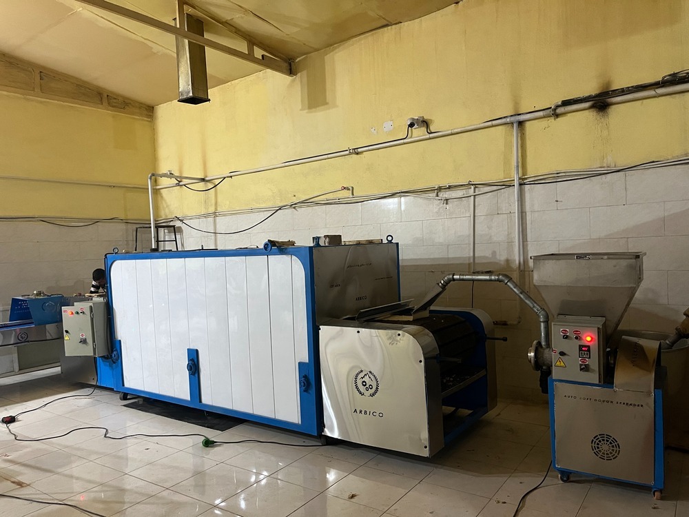 خط تولید دستگاه نان سنگک